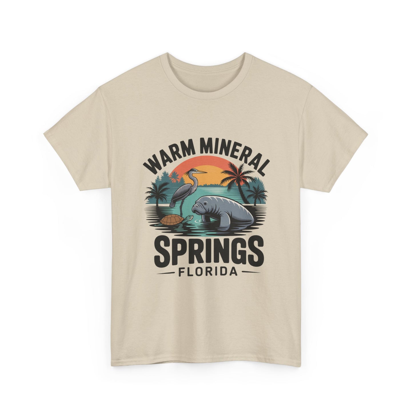Warm Mineral Springs Florida Wildlife Sunset T-Shirt