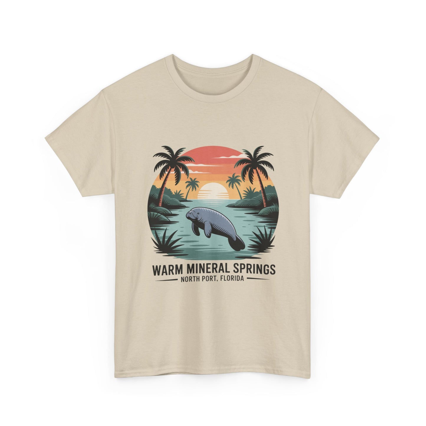 Warm Mineral Springs North Port Florida Manatee T-Shirt