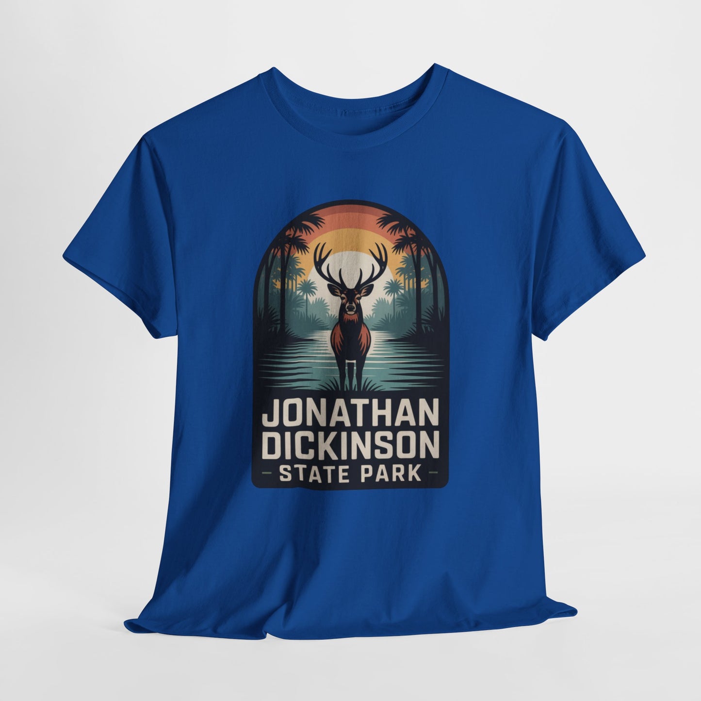 Jonathan Dickinson State Park Deer T-Shirt – Adult Florida Wildlife Sunset Nature Tee