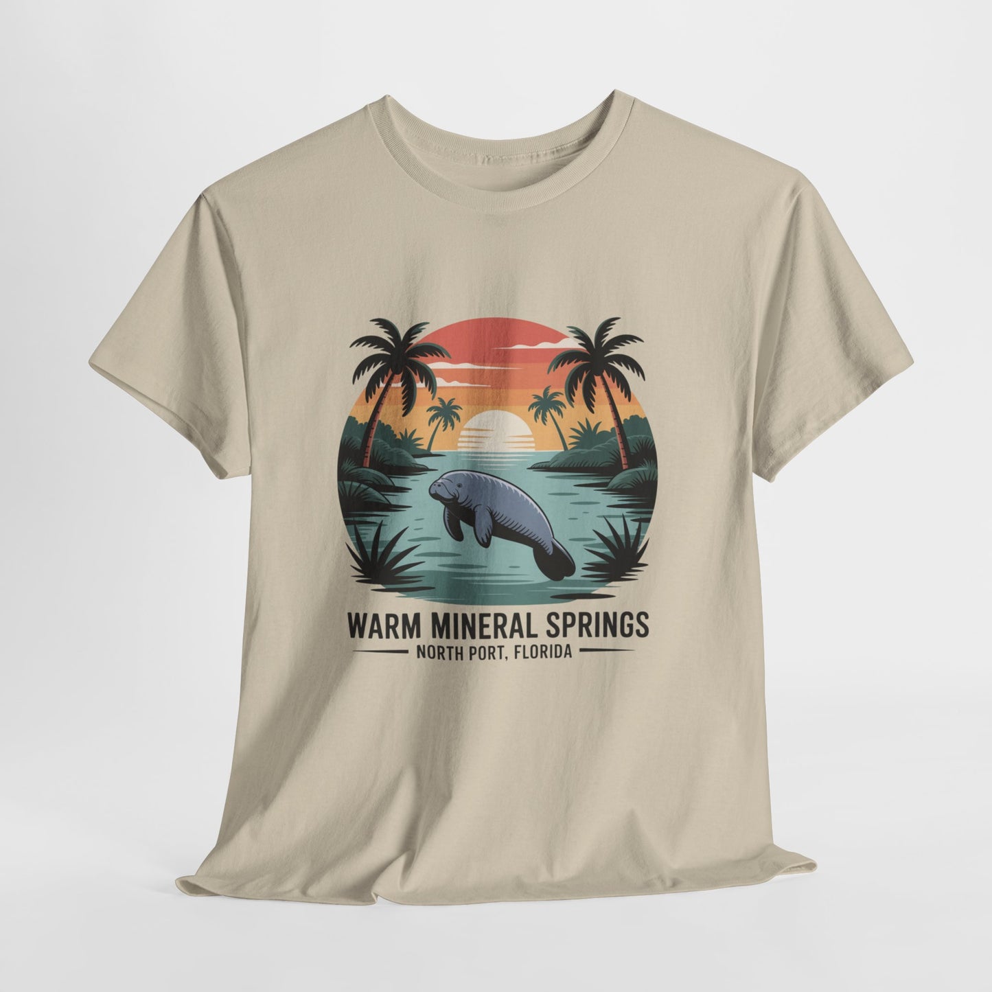 Warm Mineral Springs North Port Florida Manatee T-Shirt