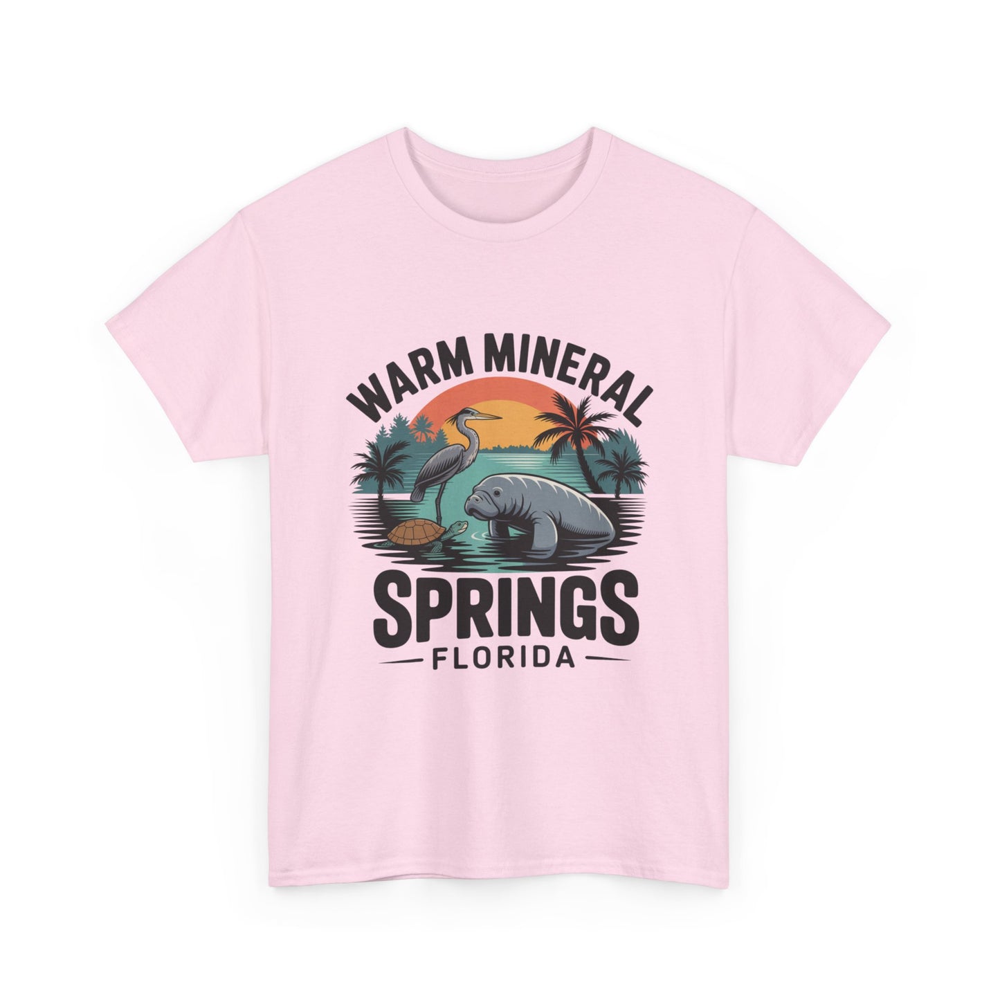 Warm Mineral Springs Florida Wildlife Sunset T-Shirt