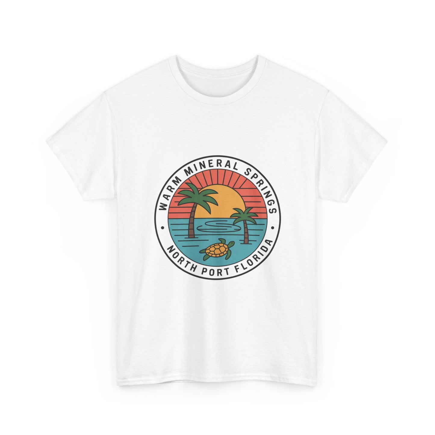 Warm Mineral Springs Florida Turtle Sunset T-Shirt