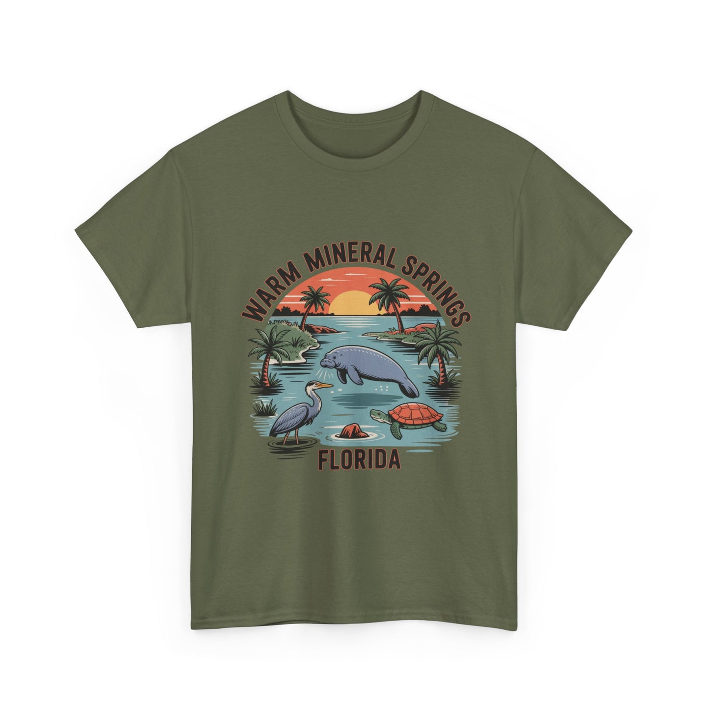 Warm Mineral Springs Florida Wildlife Scene T-Shirt
