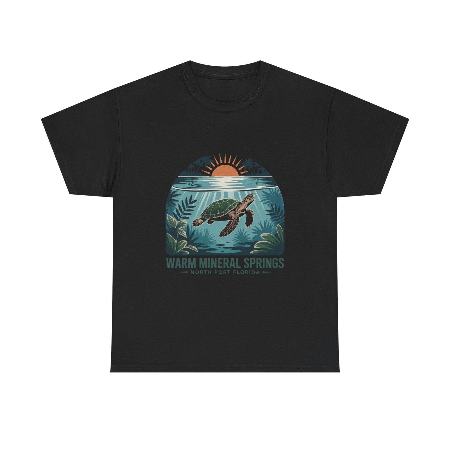 Warm Mineral Springs North Port Florida Turtle T-Shirt