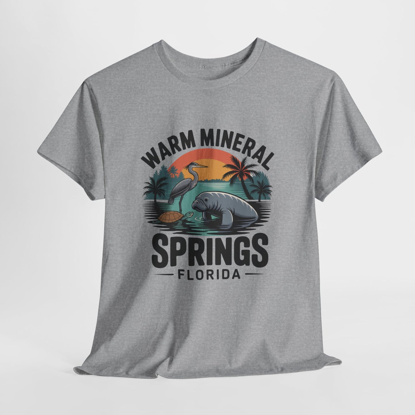 Warm Mineral Springs Florida Wildlife Sunset T-Shirt