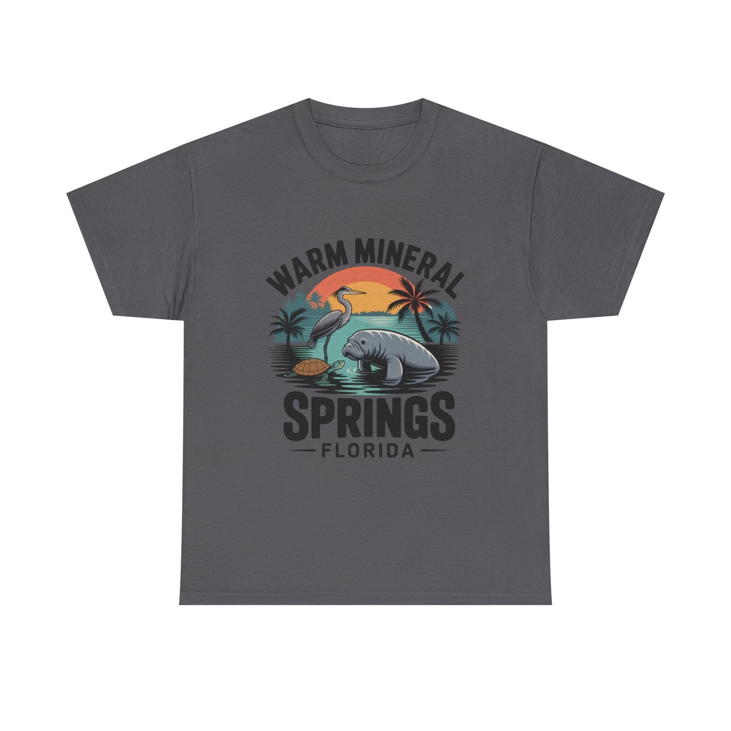 Warm Mineral Springs Florida Wildlife Sunset T-Shirt