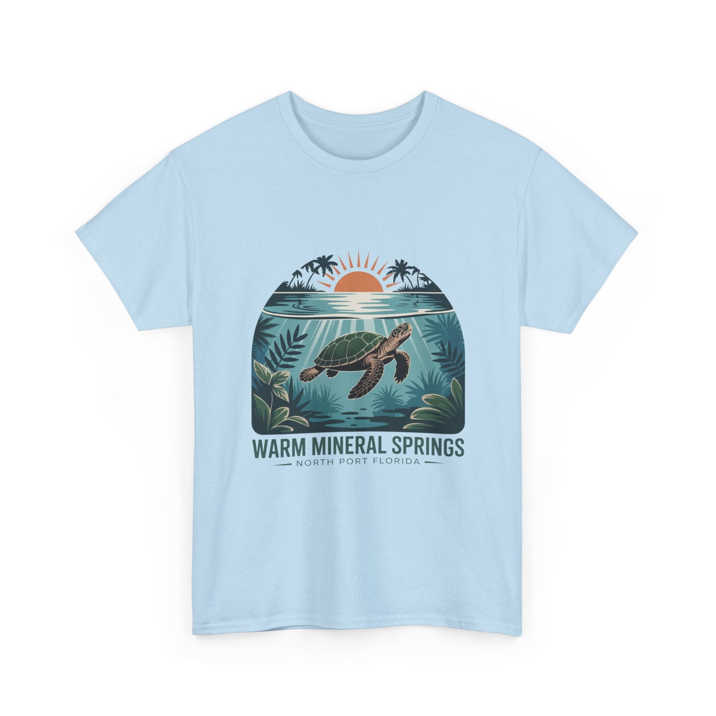 Warm Mineral Springs North Port Florida Turtle T-Shirt