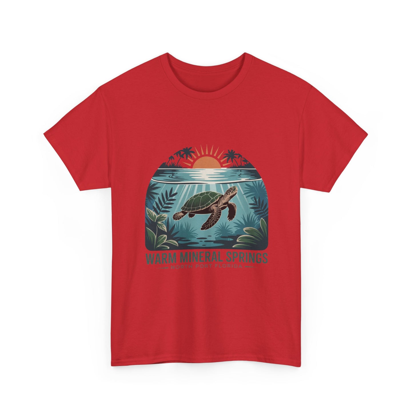 Warm Mineral Springs North Port Florida Turtle T-Shirt