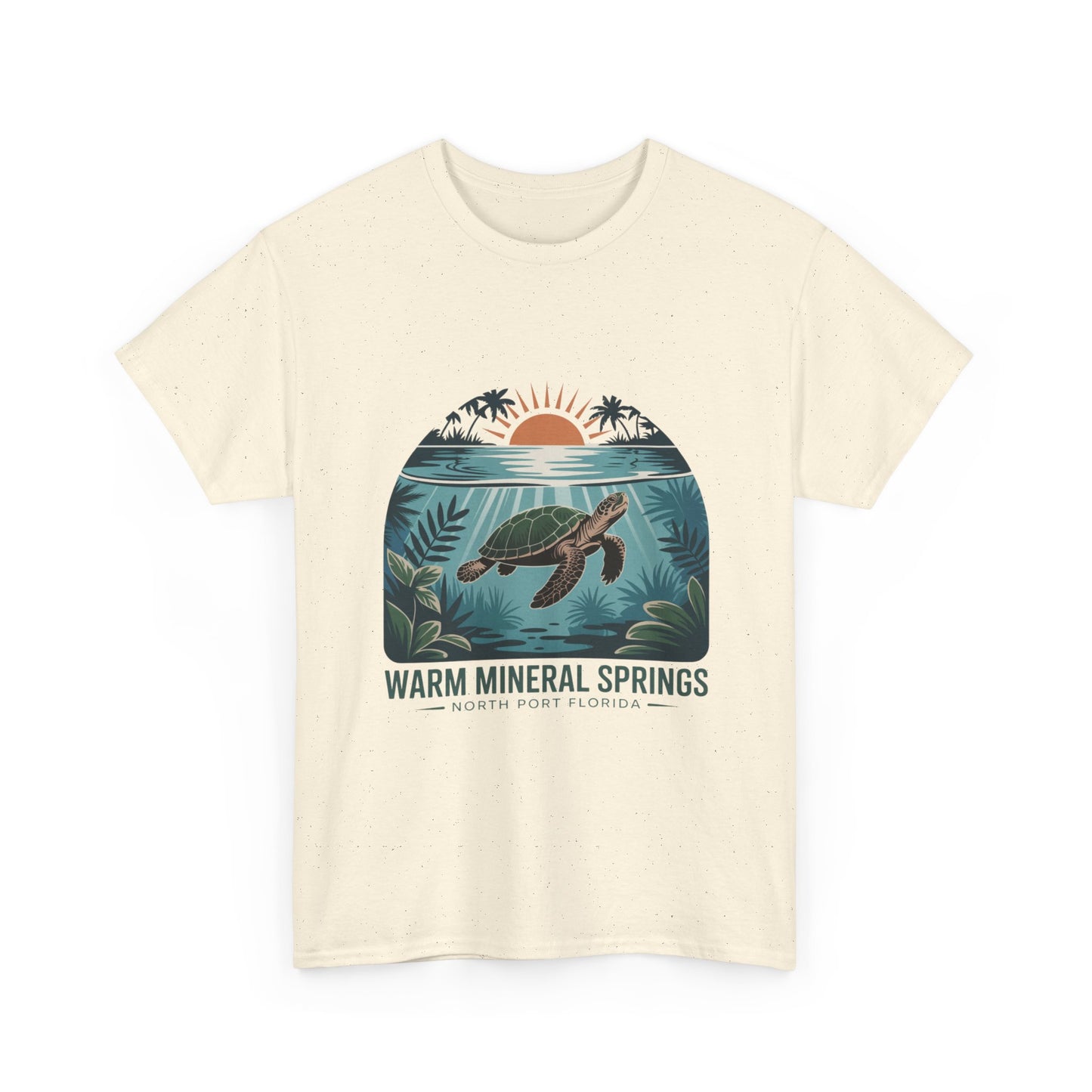 Warm Mineral Springs North Port Florida Turtle T-Shirt