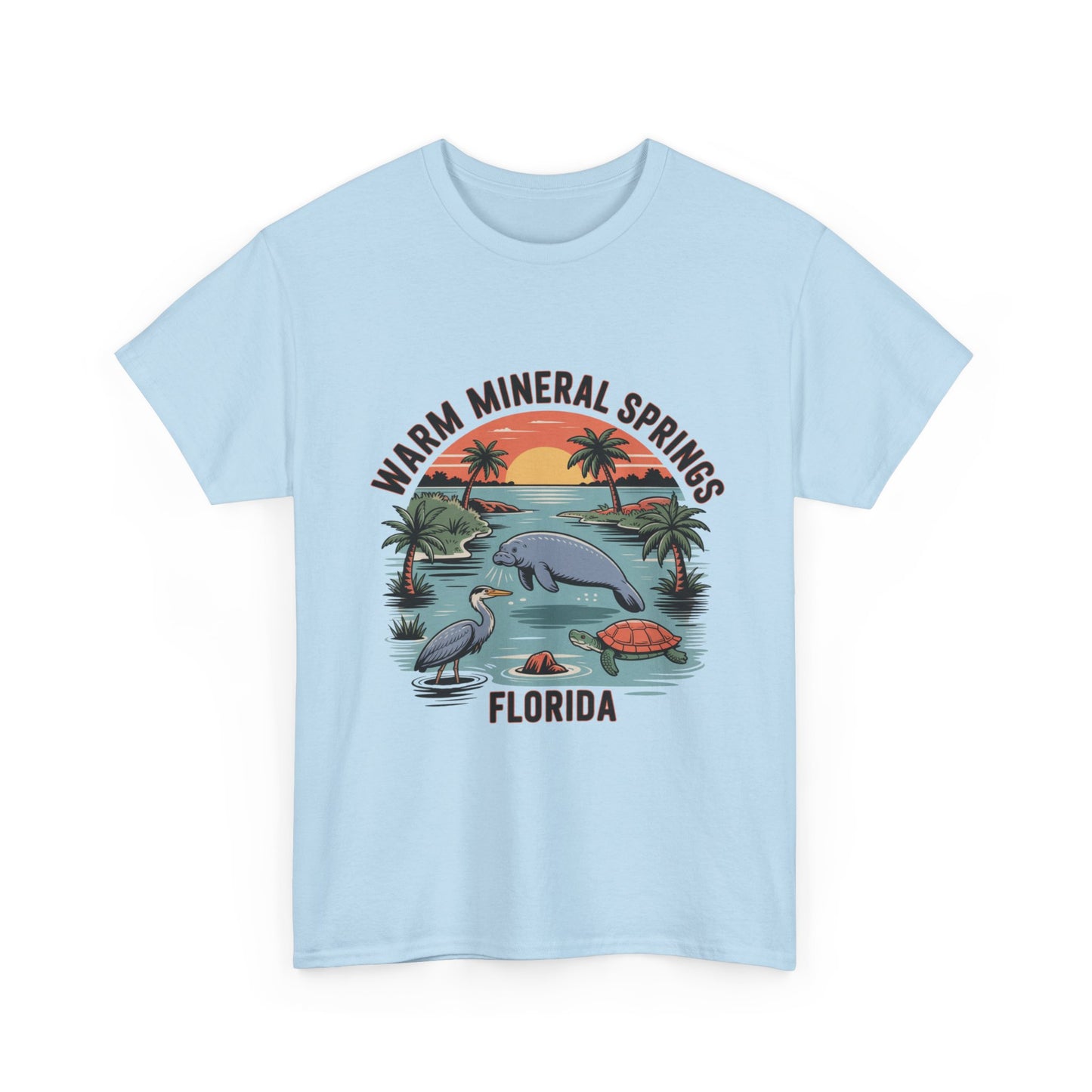 Warm Mineral Springs Florida Wildlife Scene T-Shirt