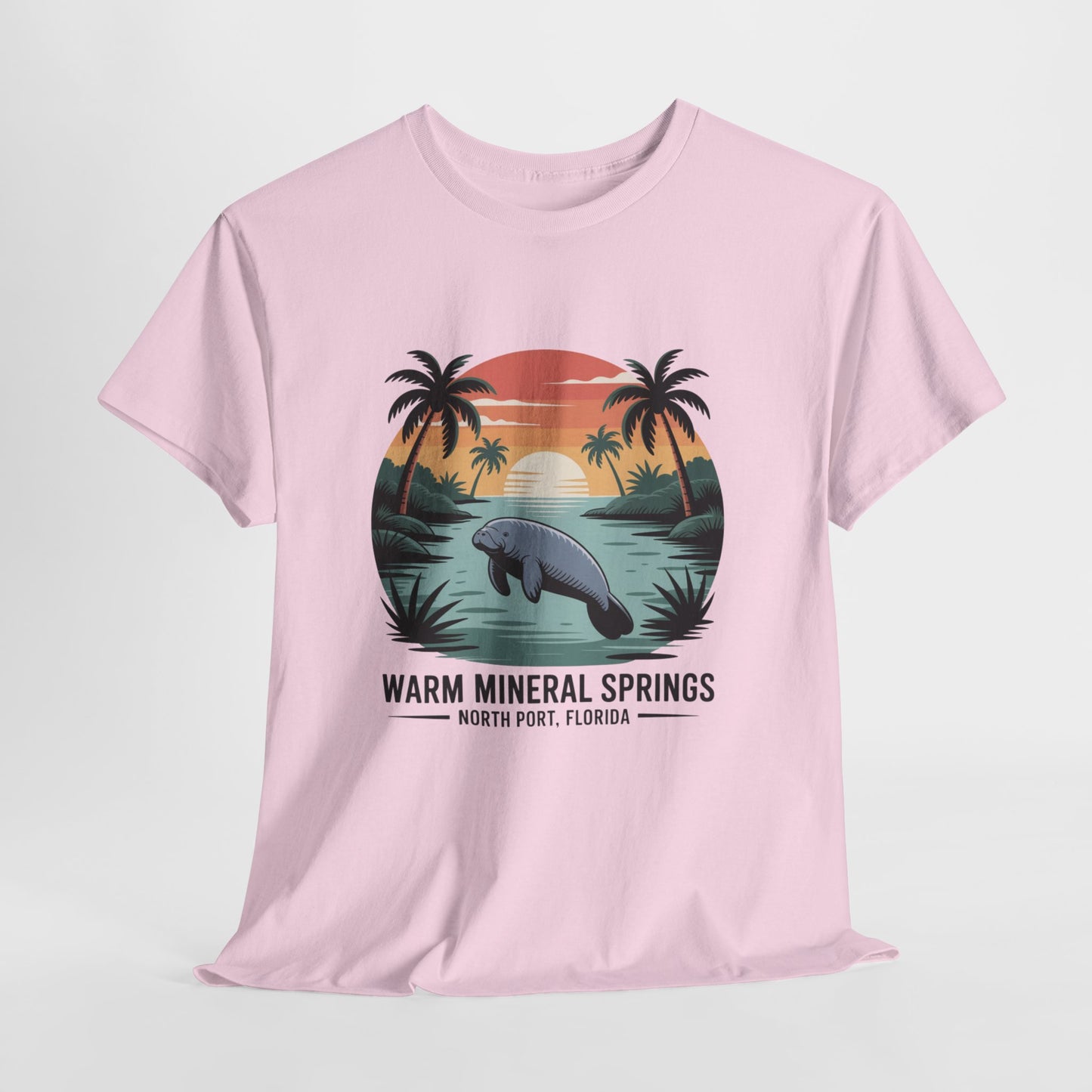 Warm Mineral Springs North Port Florida Manatee T-Shirt