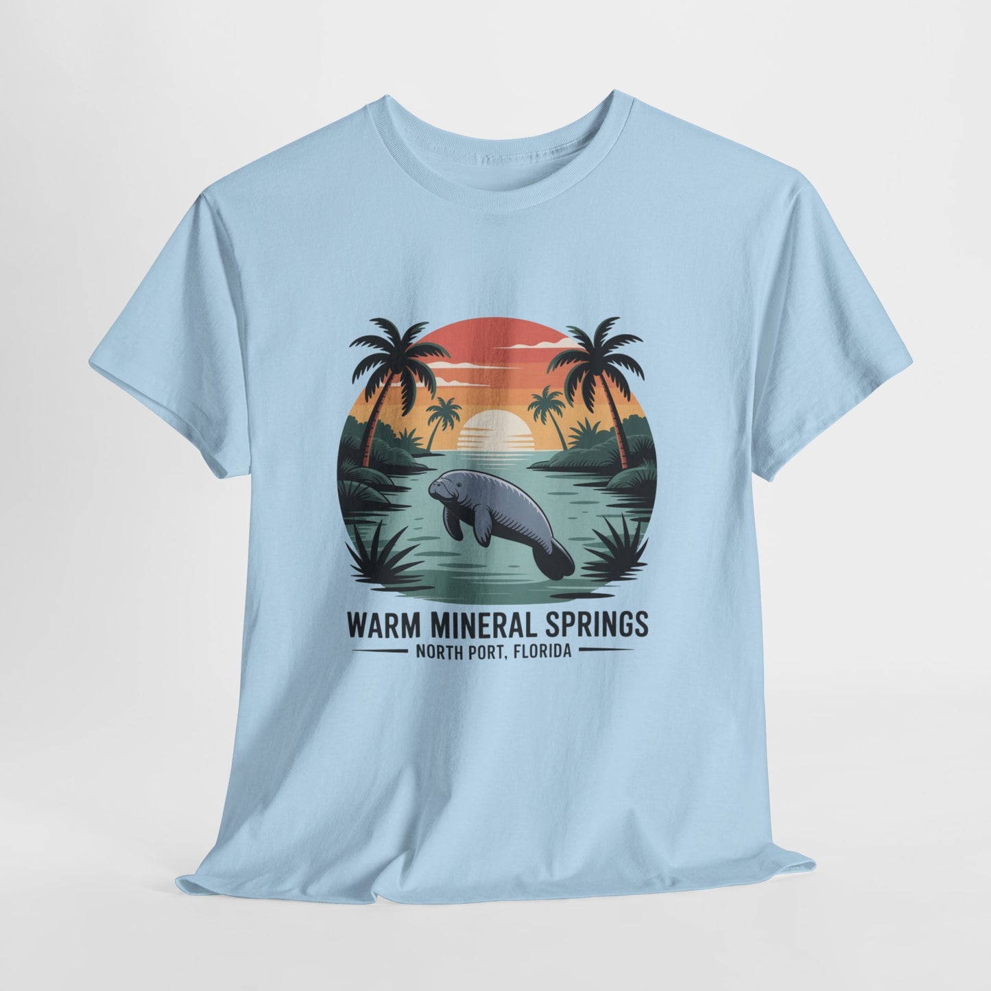Warm Mineral Springs North Port Florida Manatee T-Shirt