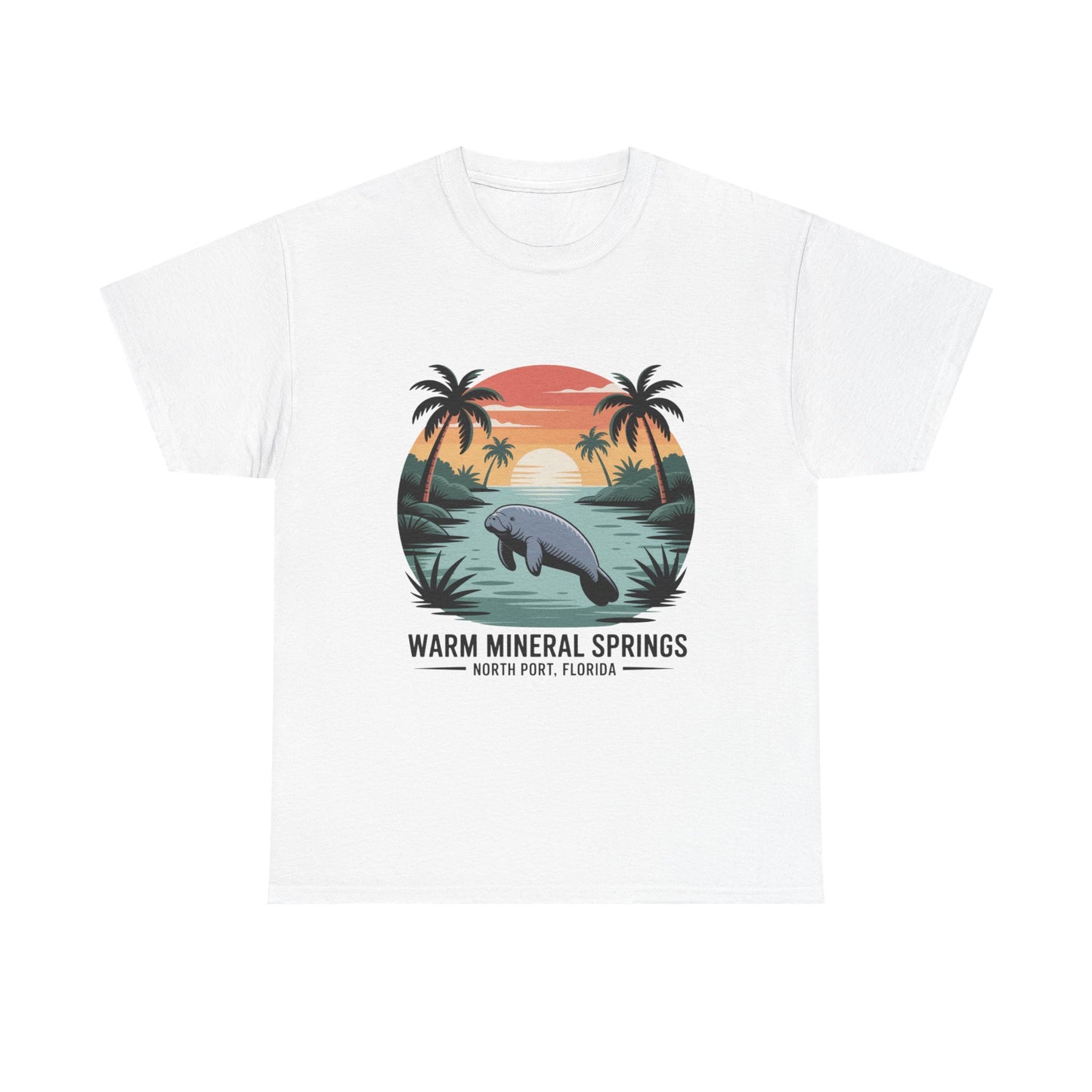 Warm Mineral Springs North Port Florida Manatee T-Shirt