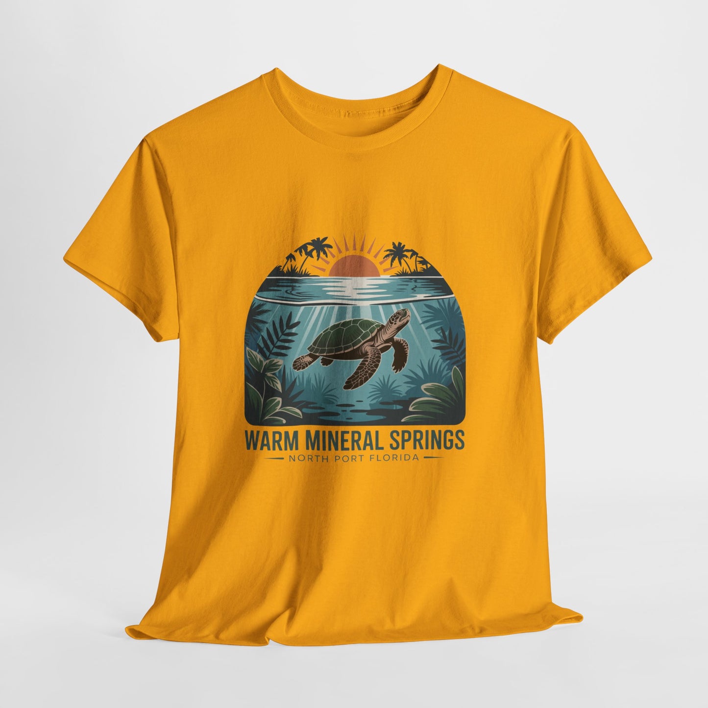 Warm Mineral Springs North Port Florida Turtle T-Shirt