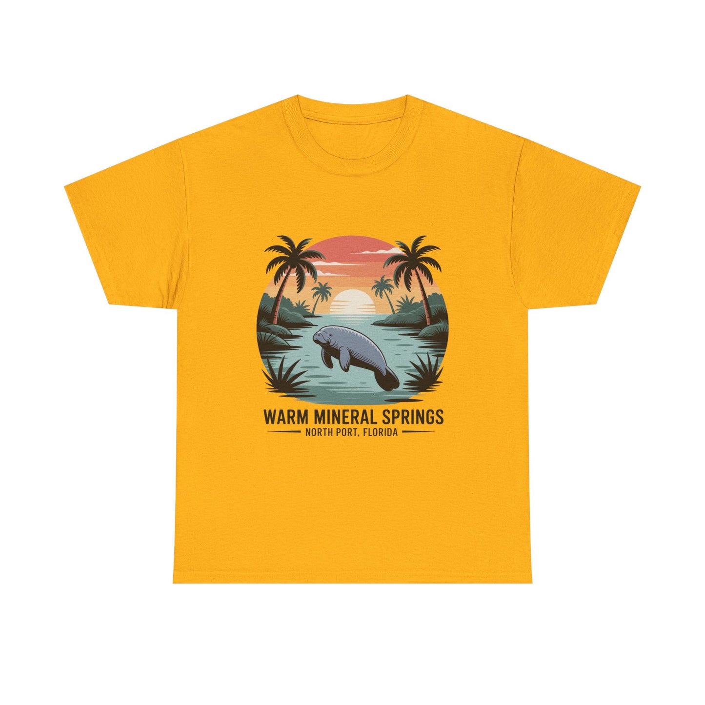 Warm Mineral Springs North Port Florida Manatee T-Shirt