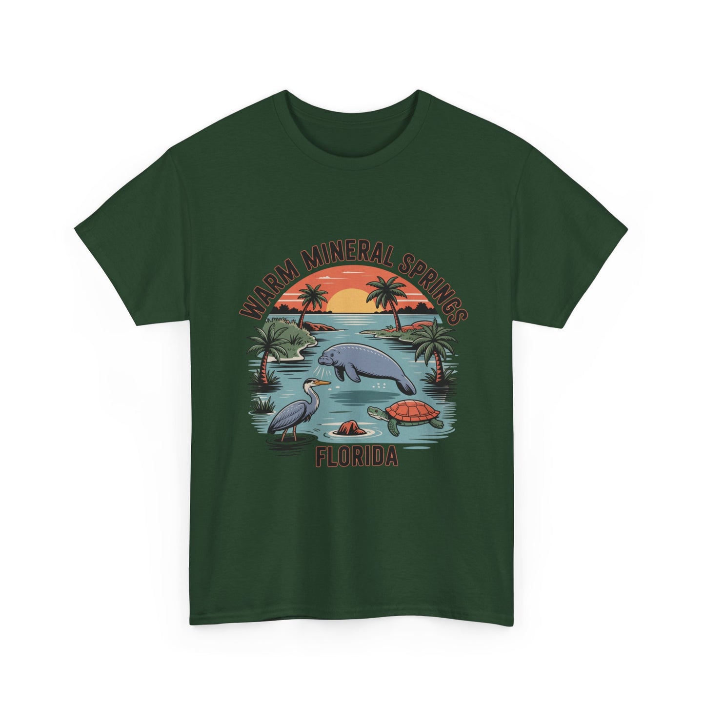 Warm Mineral Springs Florida Wildlife Scene T-Shirt