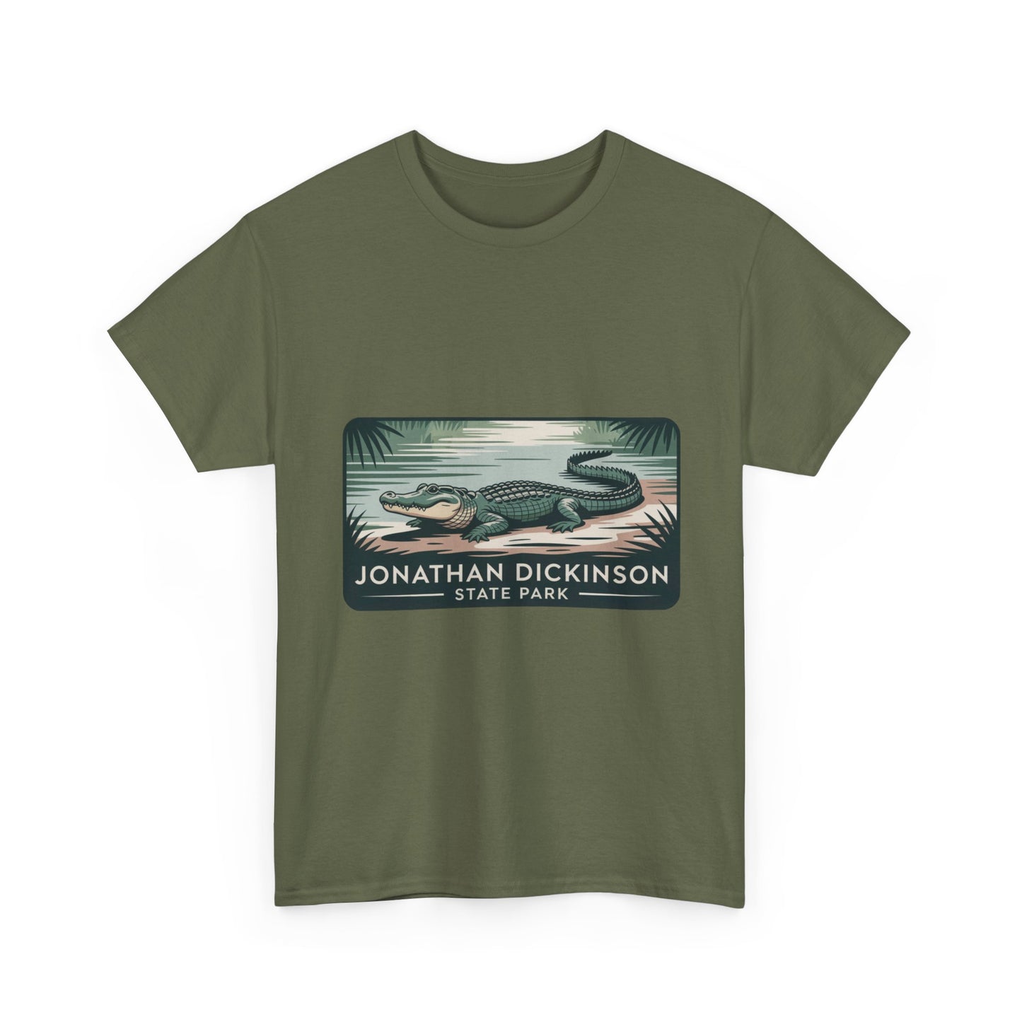 Alligator Badge T-Shirt – Jonathan Dickinson State Park Florida Wildlife Tee