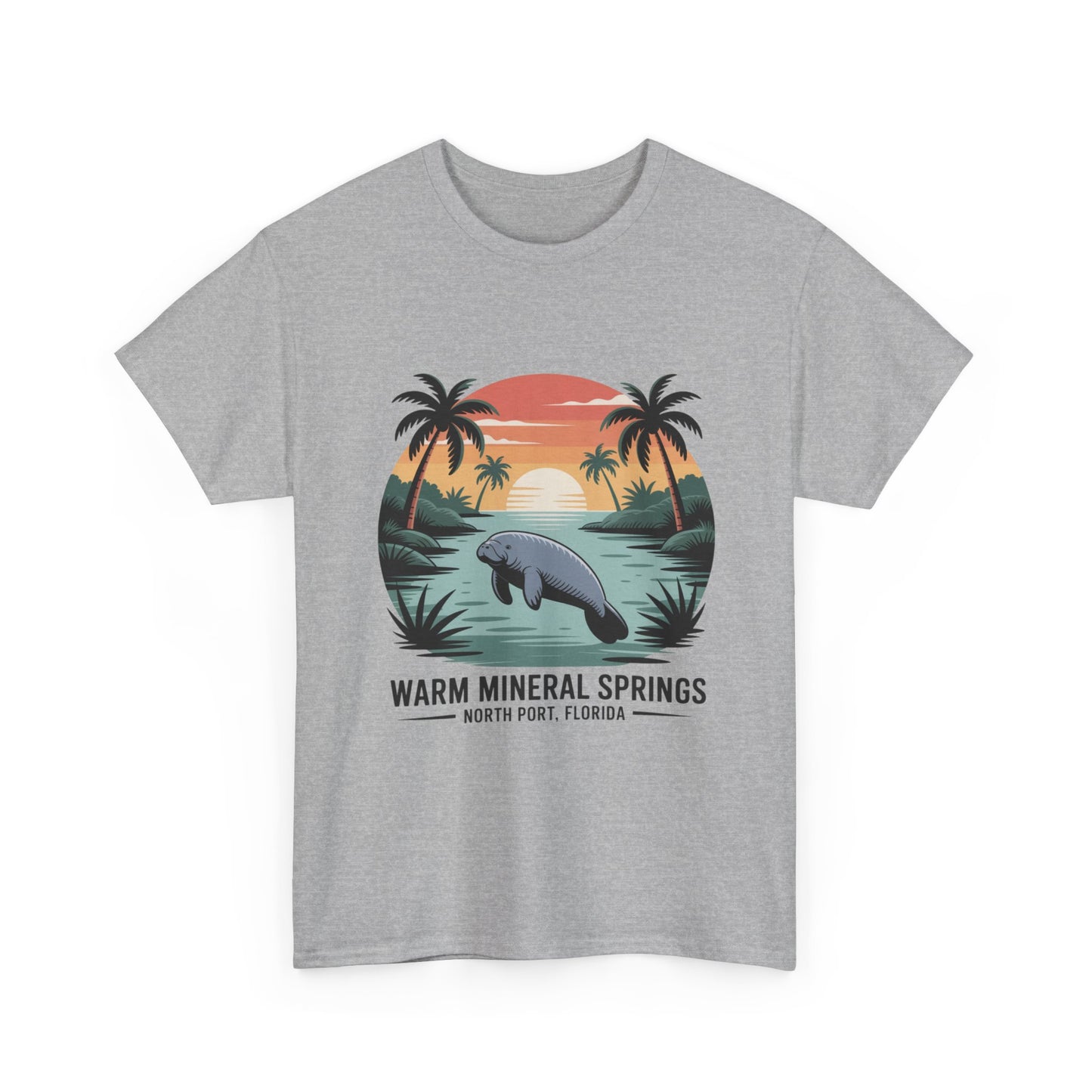 Warm Mineral Springs North Port Florida Manatee T-Shirt