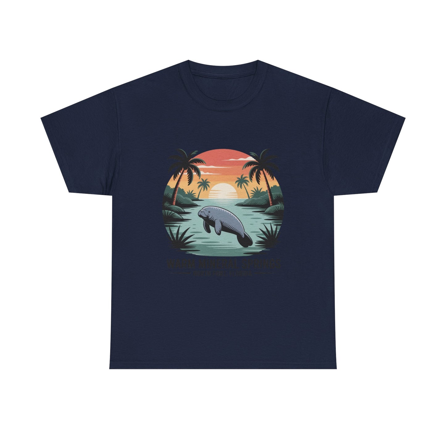 Warm Mineral Springs North Port Florida Manatee T-Shirt