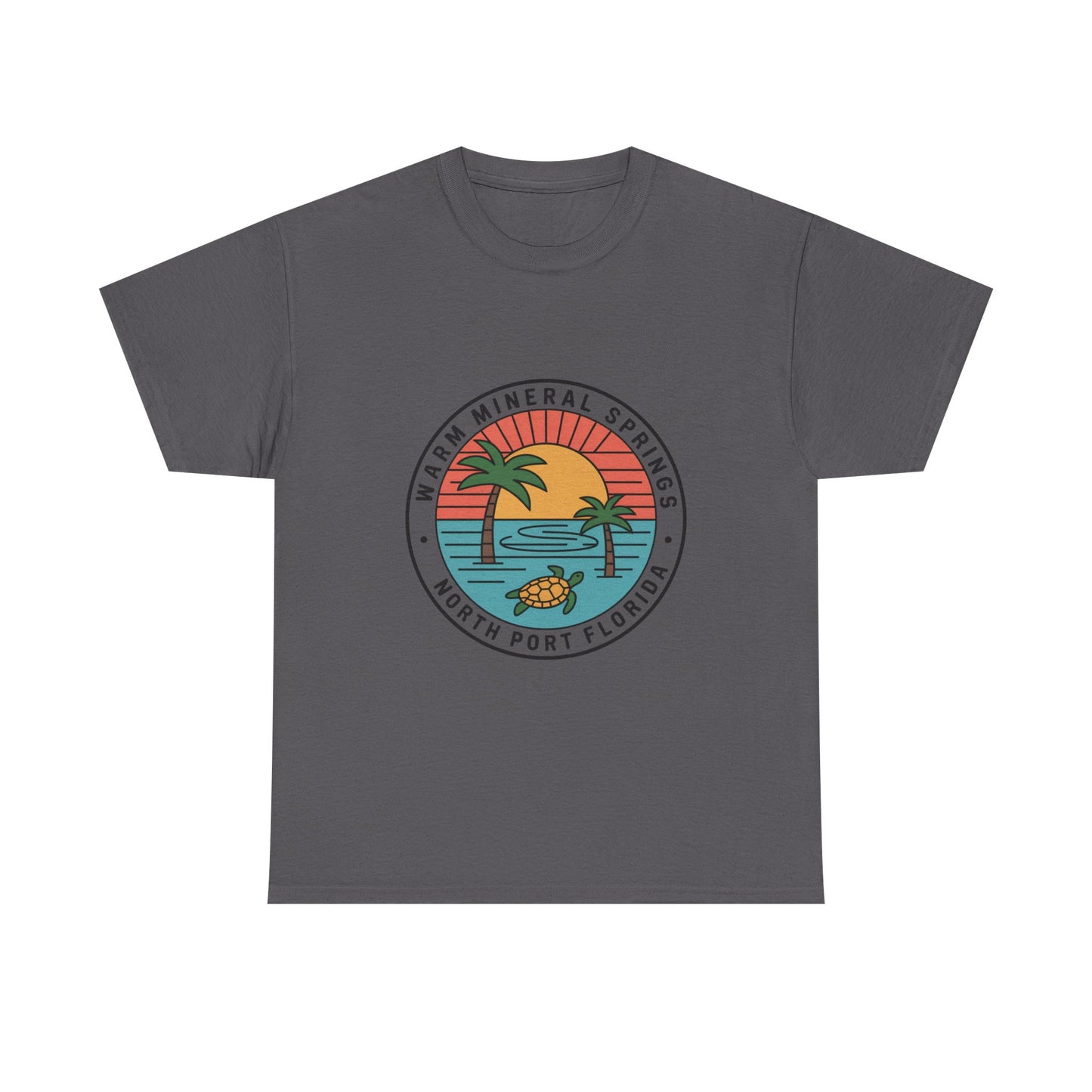 Warm Mineral Springs Florida Turtle Sunset T-Shirt