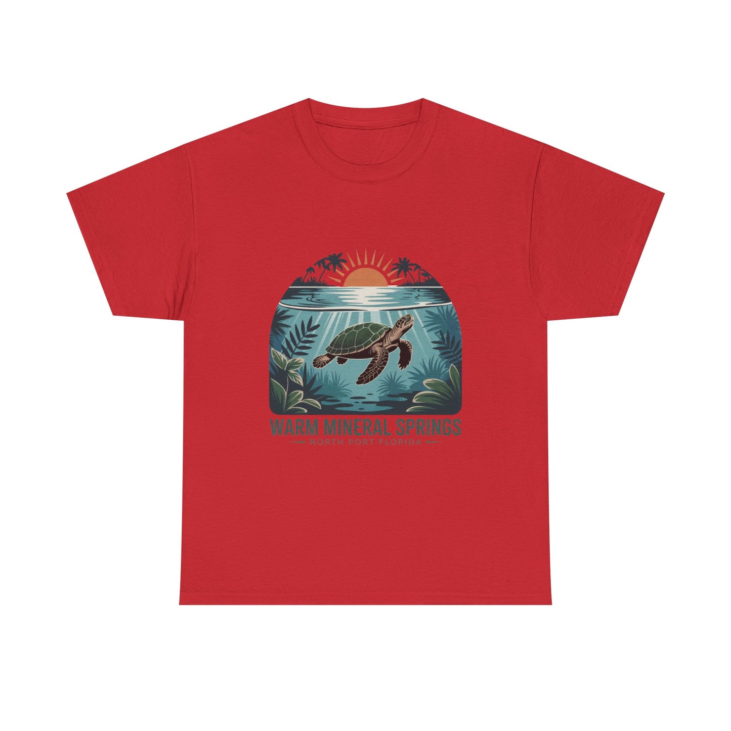Warm Mineral Springs North Port Florida Turtle T-Shirt