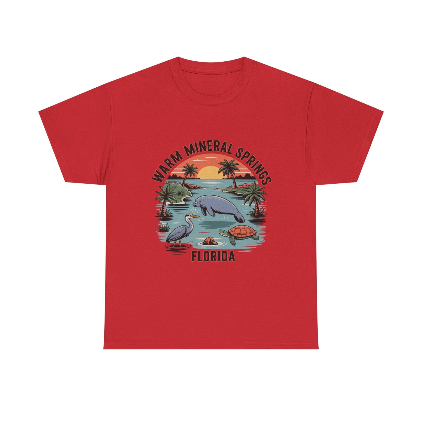 Warm Mineral Springs Florida Wildlife Scene T-Shirt