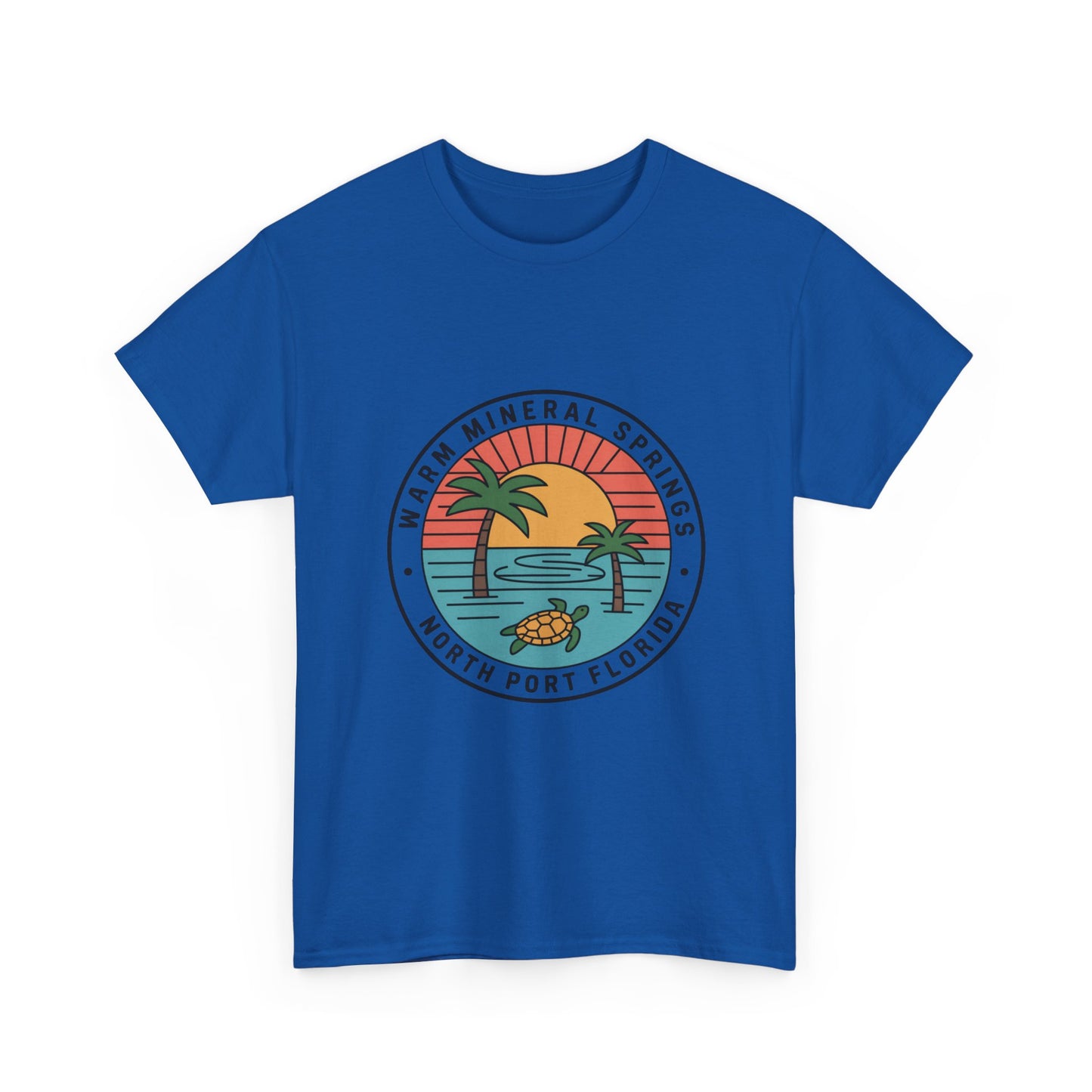 Warm Mineral Springs Florida Turtle Sunset T-Shirt