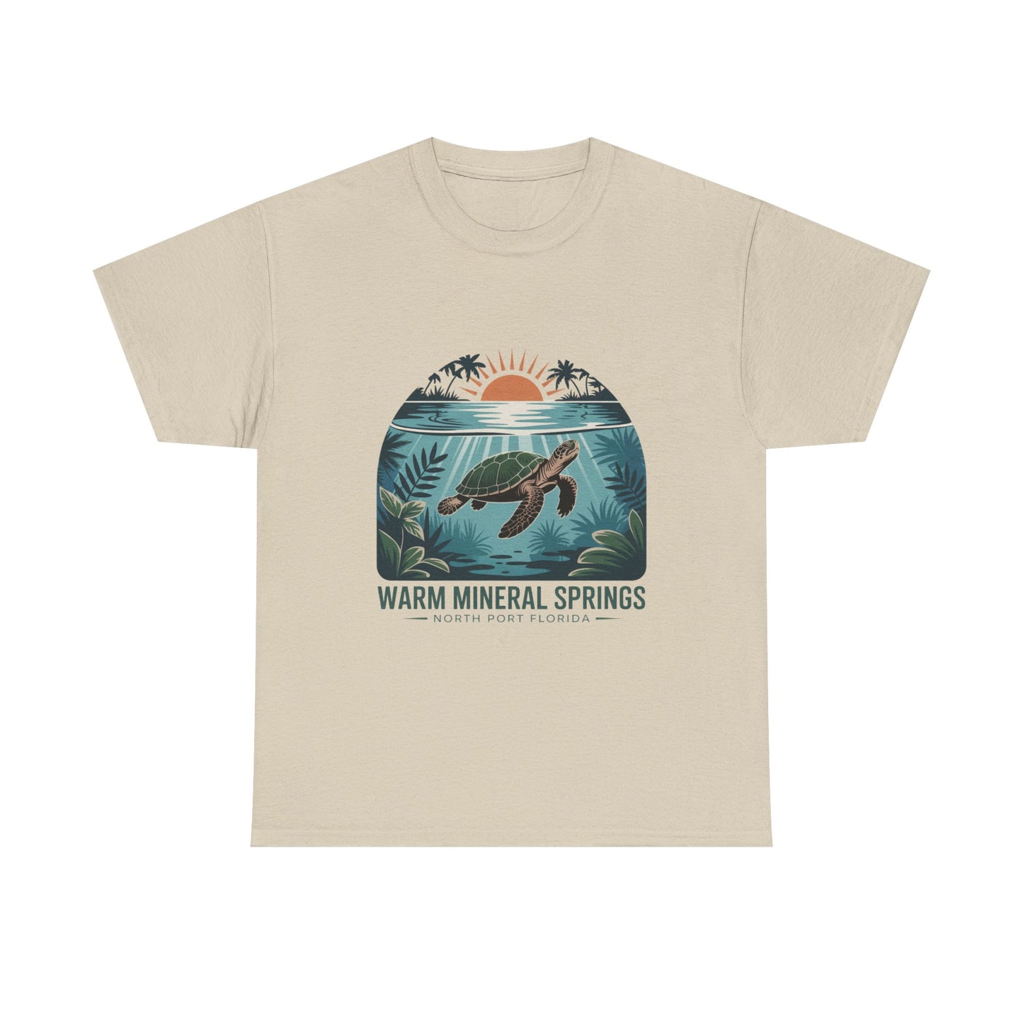 Warm Mineral Springs North Port Florida Turtle T-Shirt