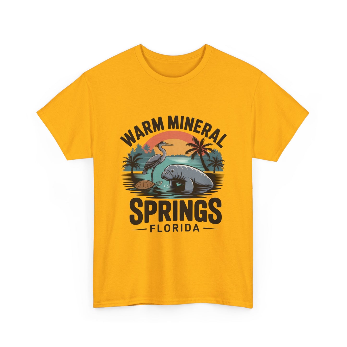 Warm Mineral Springs Florida Wildlife Sunset T-Shirt