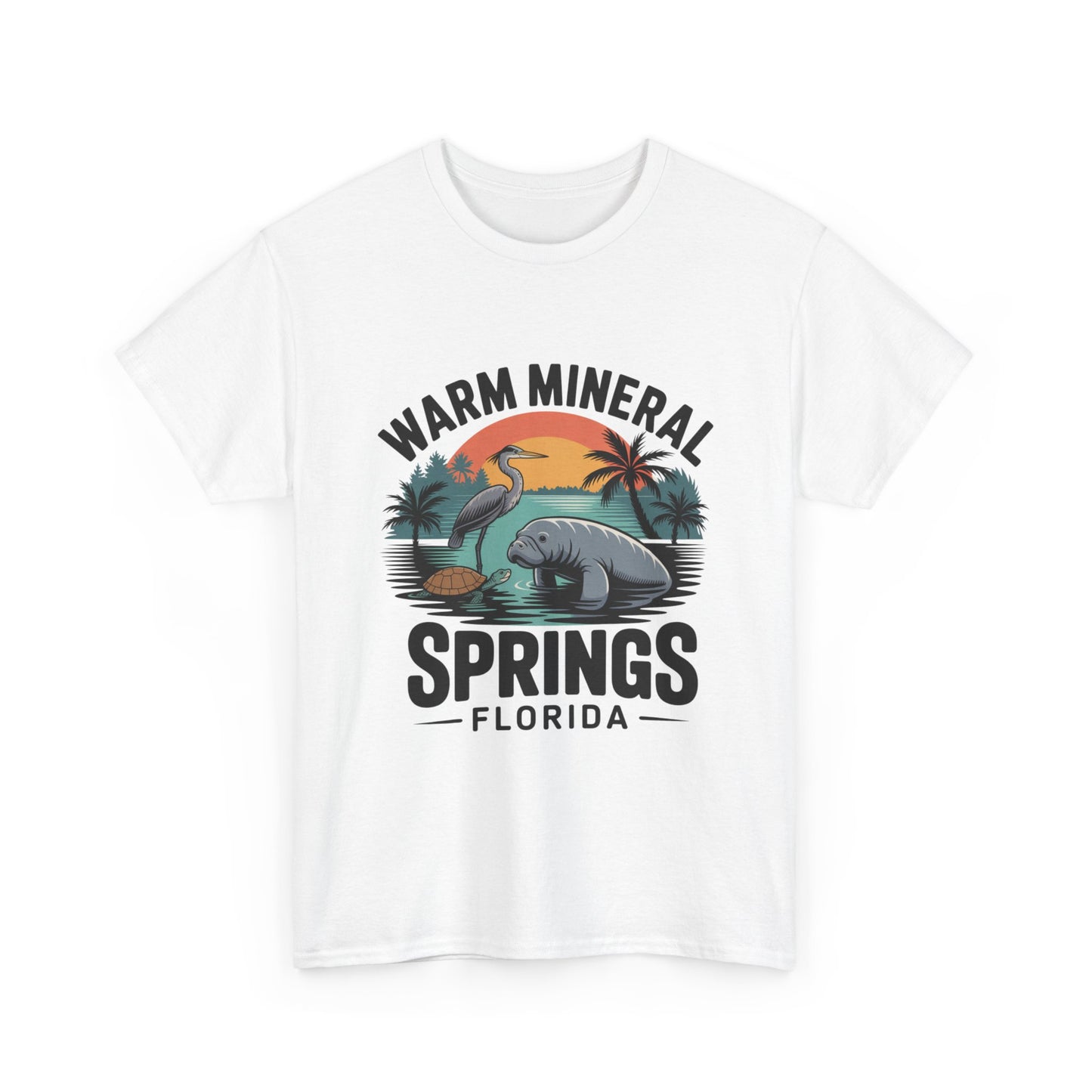 Warm Mineral Springs Florida Wildlife Sunset T-Shirt