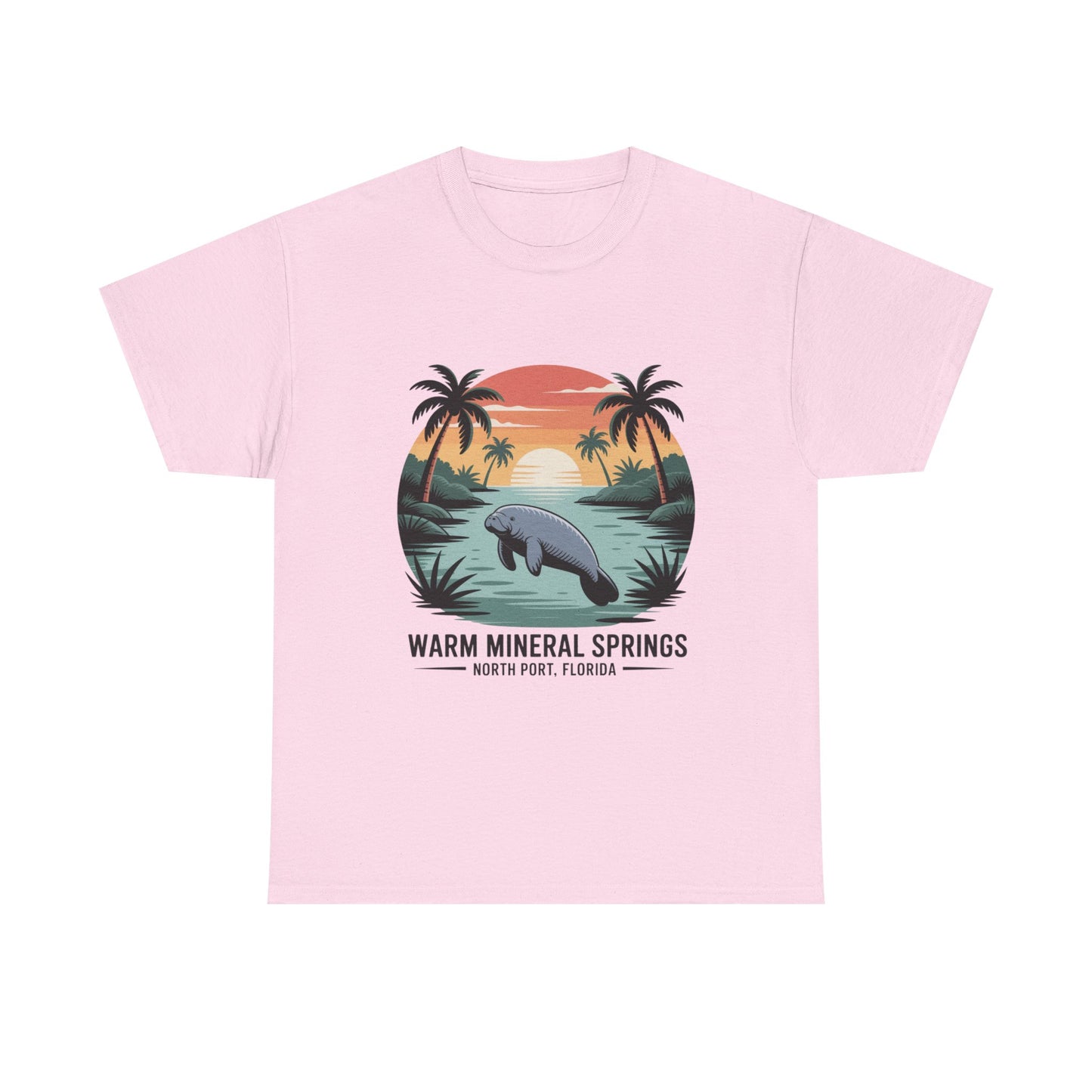 Warm Mineral Springs North Port Florida Manatee T-Shirt
