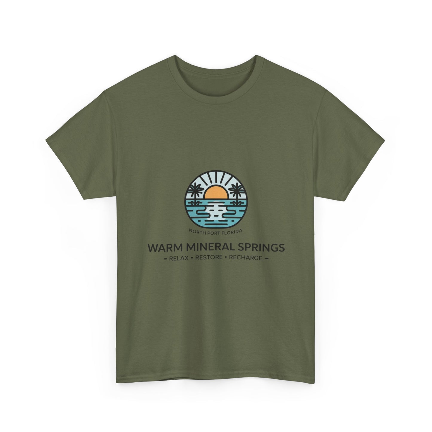 Warm Mineral Springs North Port Florida Relax T-Shirt