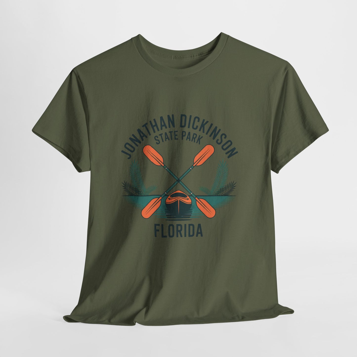 Crossed Kayak Paddle T-Shirt – Jonathan Dickinson State Park Florida Adventure Tee