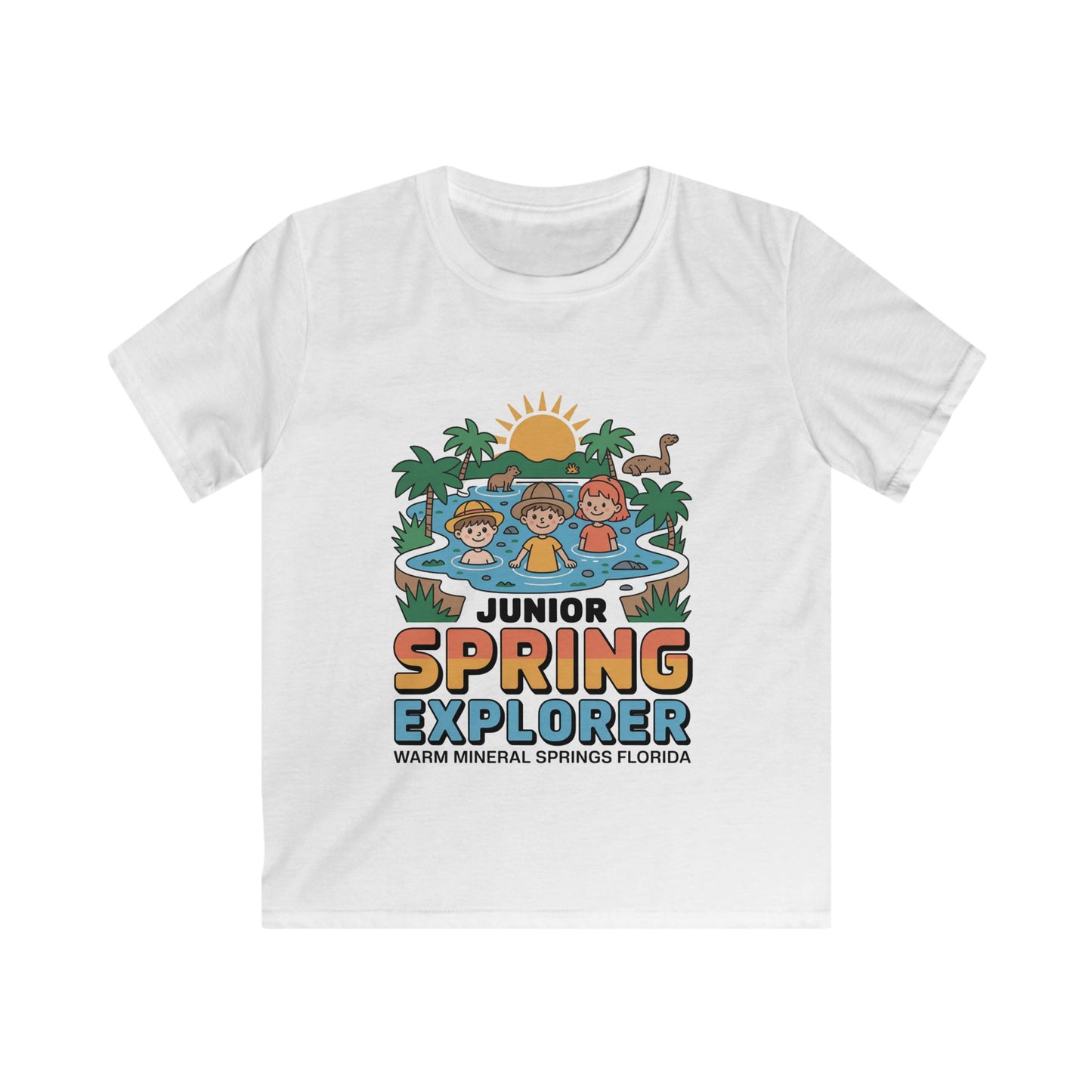 Warm Mineral Springs Junior Spring Explorer Kids T-Shirt – Florida Adventure Souvenir