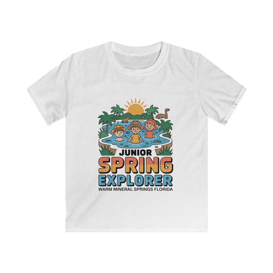 Warm Mineral Springs Junior Spring Explorer Kids T-Shirt – Florida Adventure Souvenir