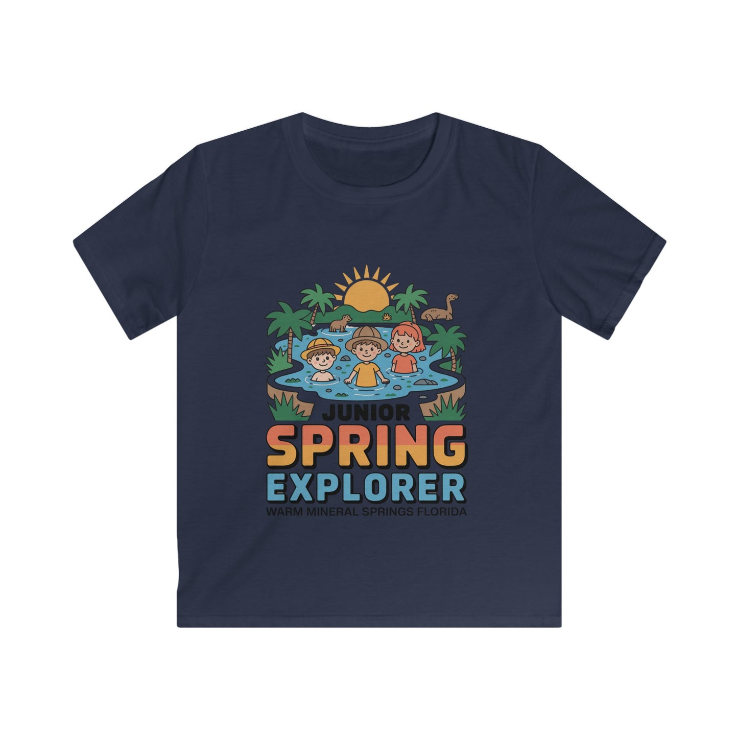 Warm Mineral Springs Junior Spring Explorer Kids T-Shirt – Florida Adventure Souvenir
