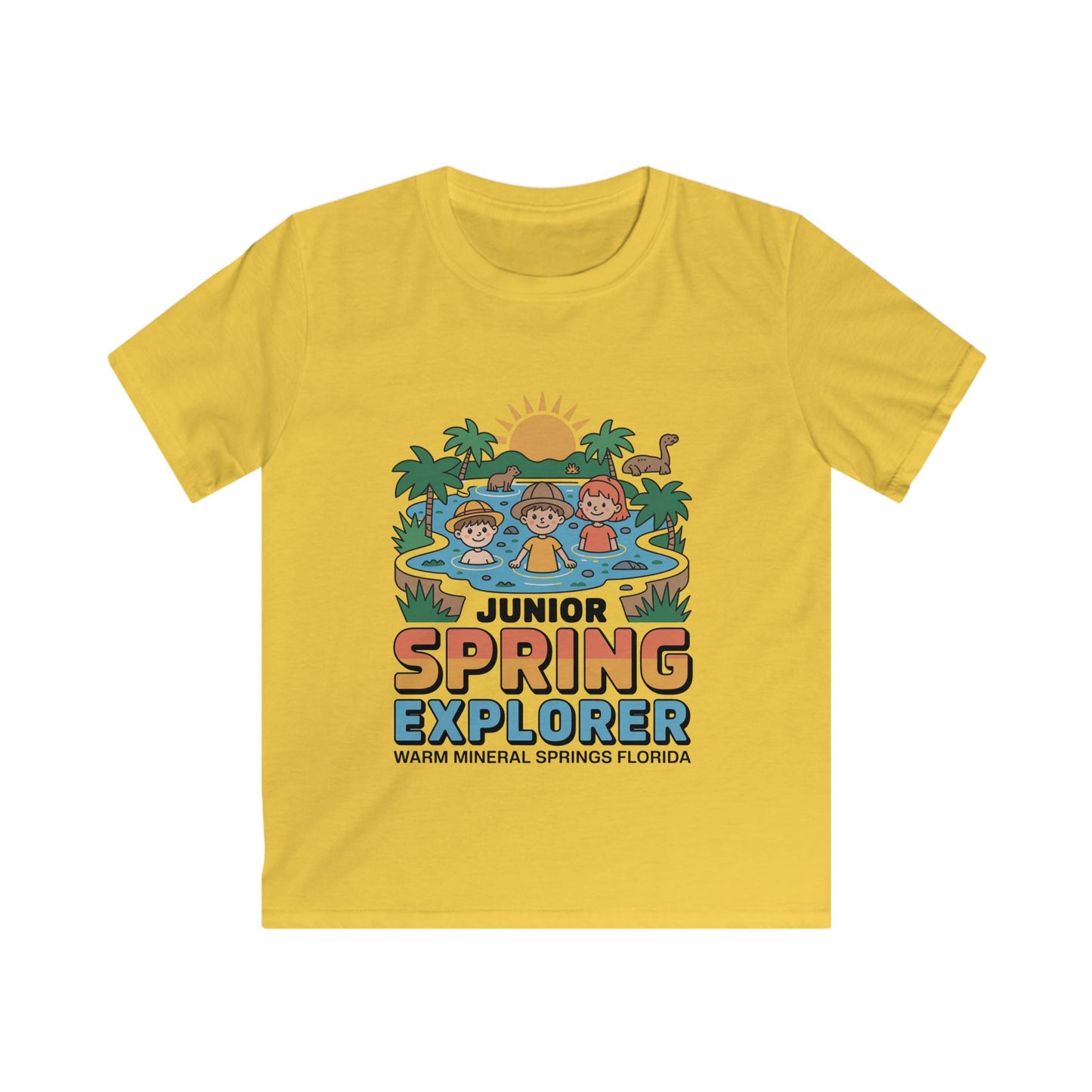 Warm Mineral Springs Junior Spring Explorer Kids T-Shirt – Florida Adventure Souvenir