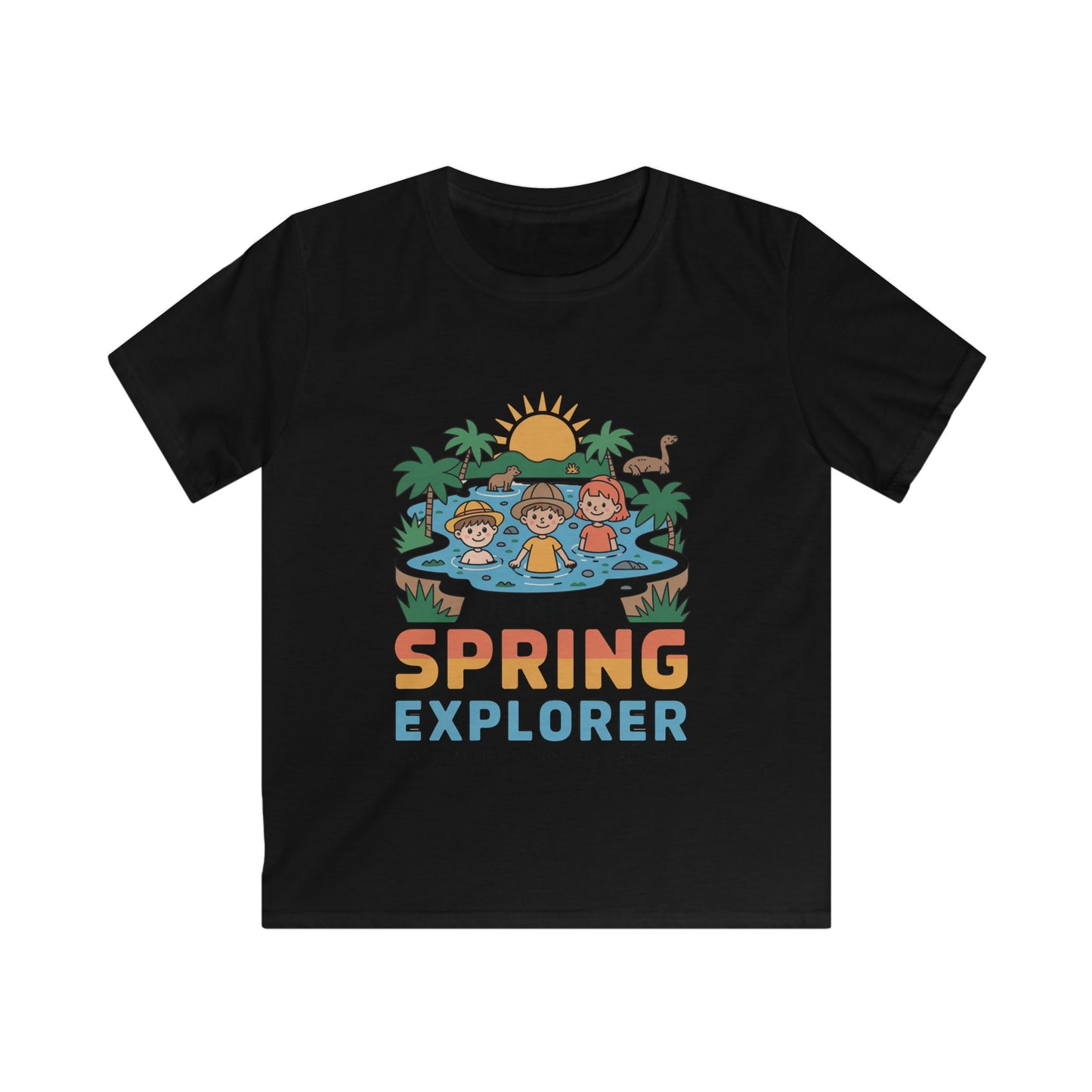 Warm Mineral Springs Junior Spring Explorer Kids T-Shirt – Florida Adventure Souvenir