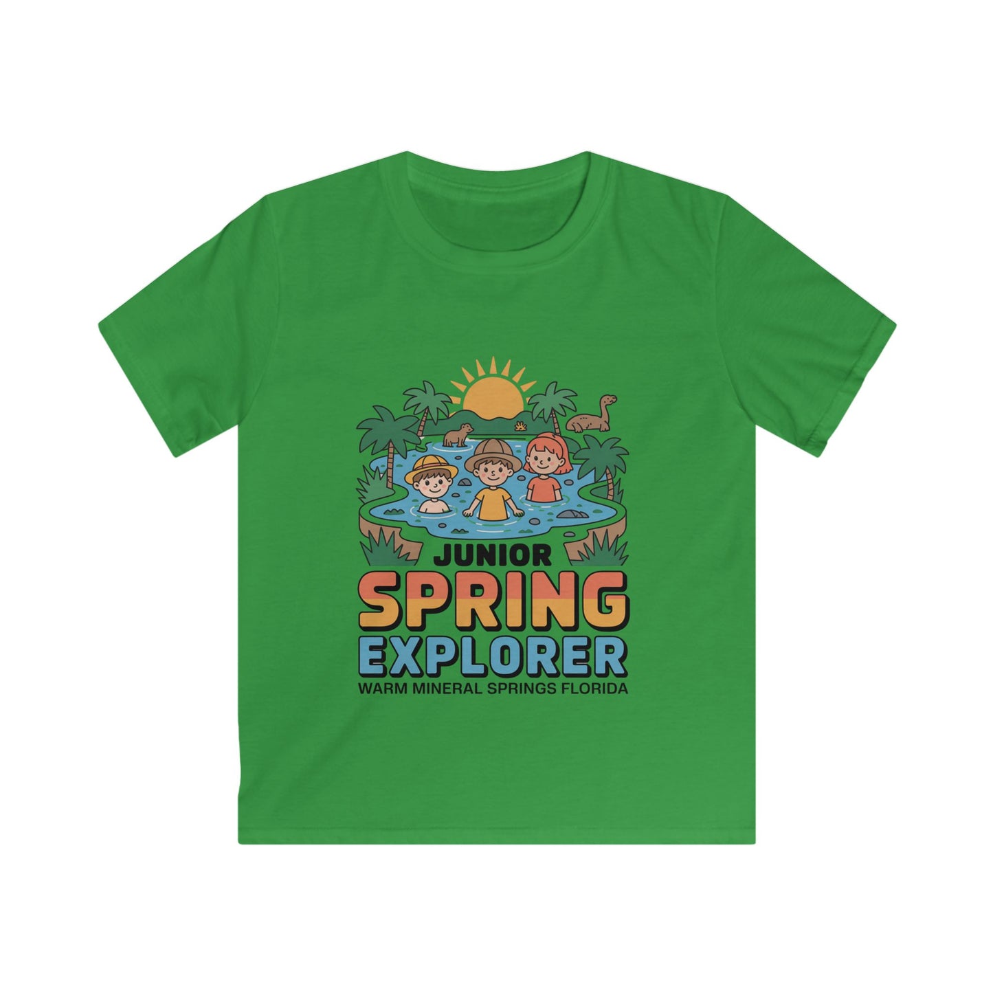 Warm Mineral Springs Junior Spring Explorer Kids T-Shirt – Florida Adventure Souvenir