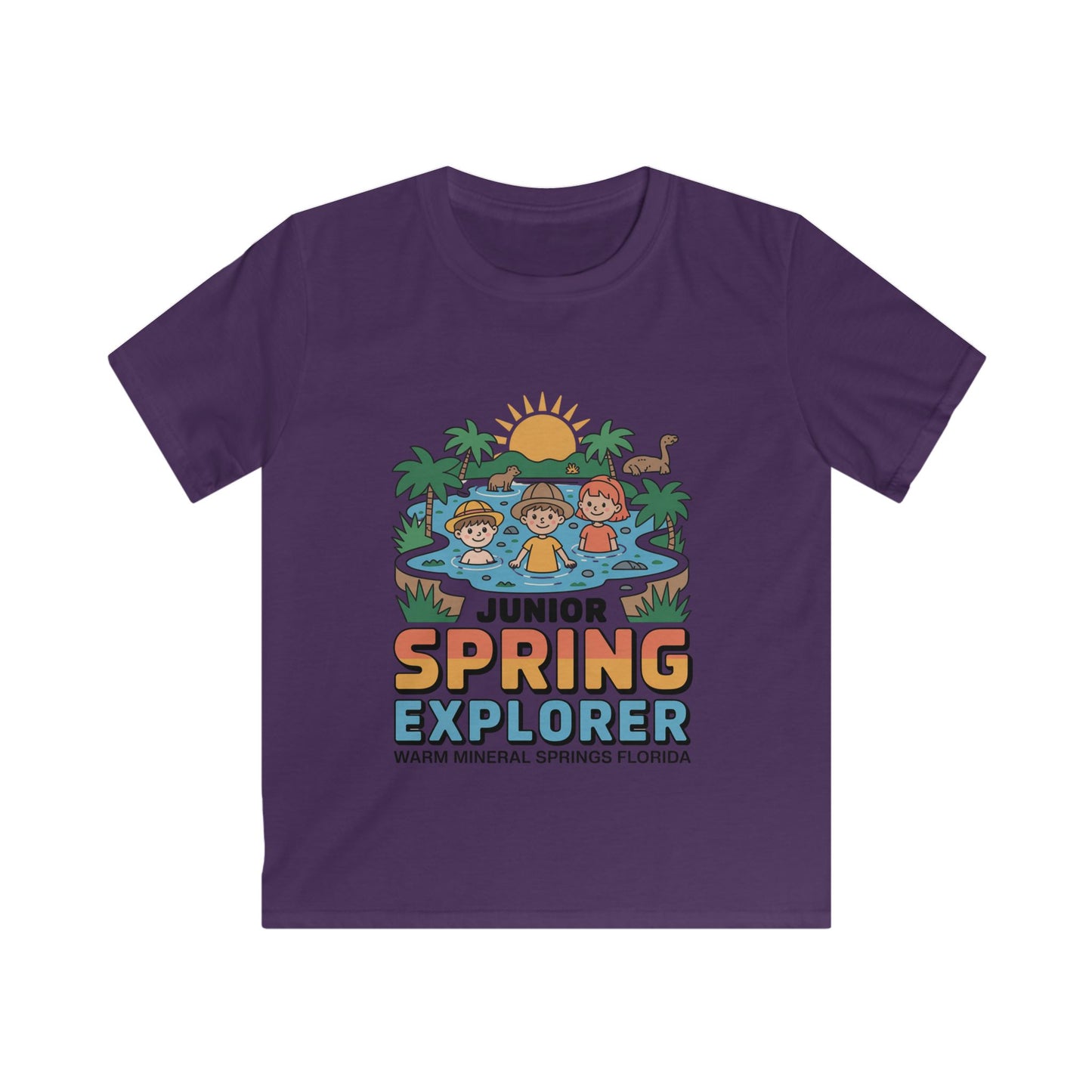 Warm Mineral Springs Junior Spring Explorer Kids T-Shirt – Florida Adventure Souvenir