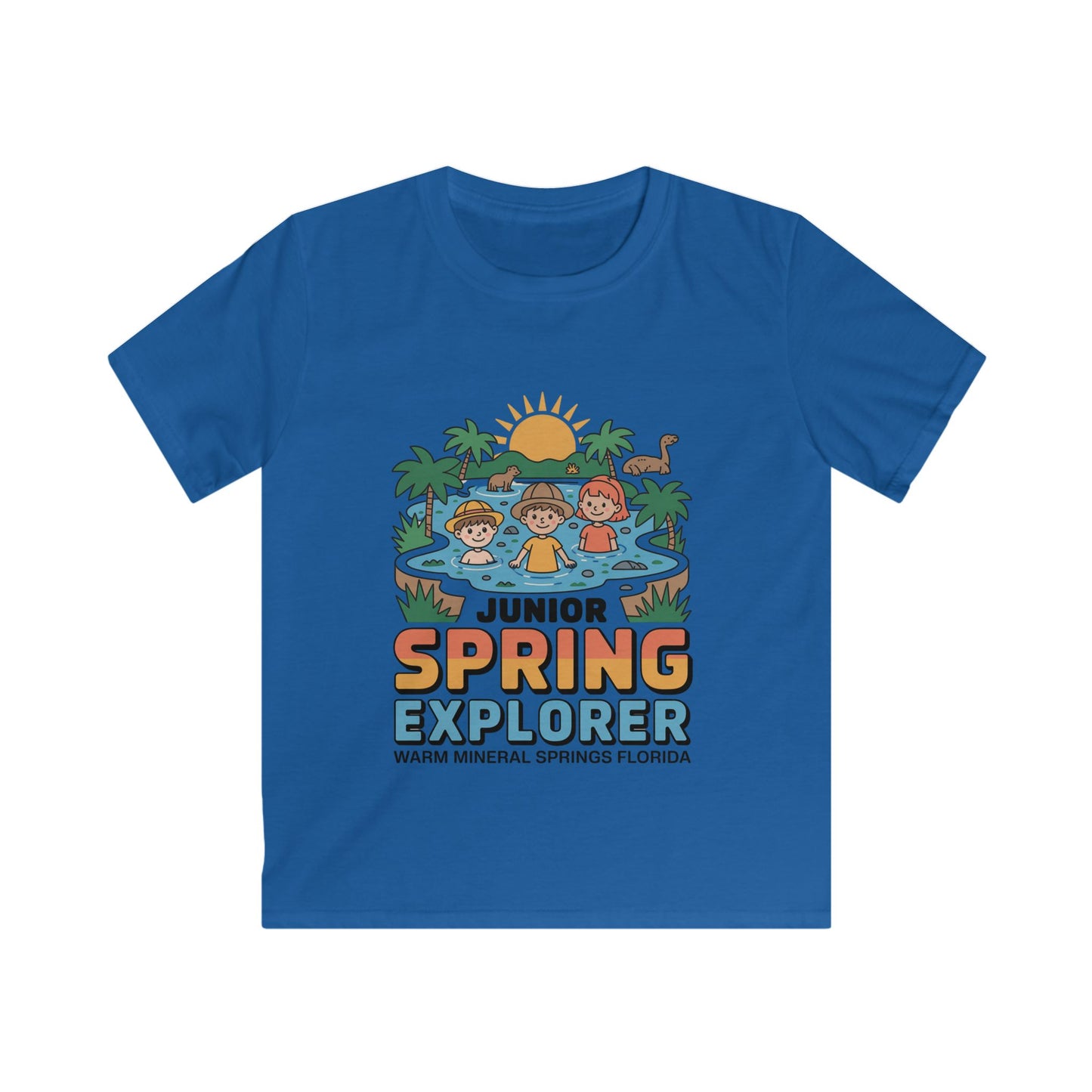 Warm Mineral Springs Junior Spring Explorer Kids T-Shirt – Florida Adventure Souvenir