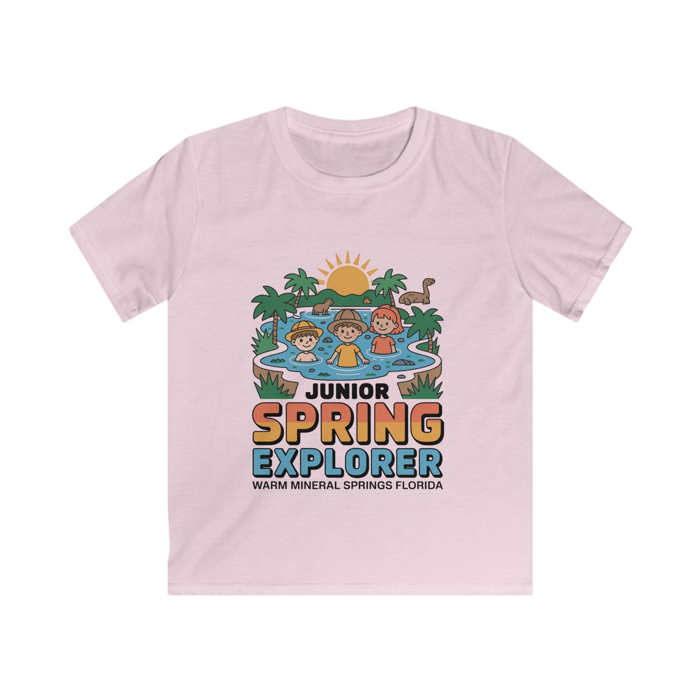 Warm Mineral Springs Junior Spring Explorer Kids T-Shirt – Florida Adventure Souvenir