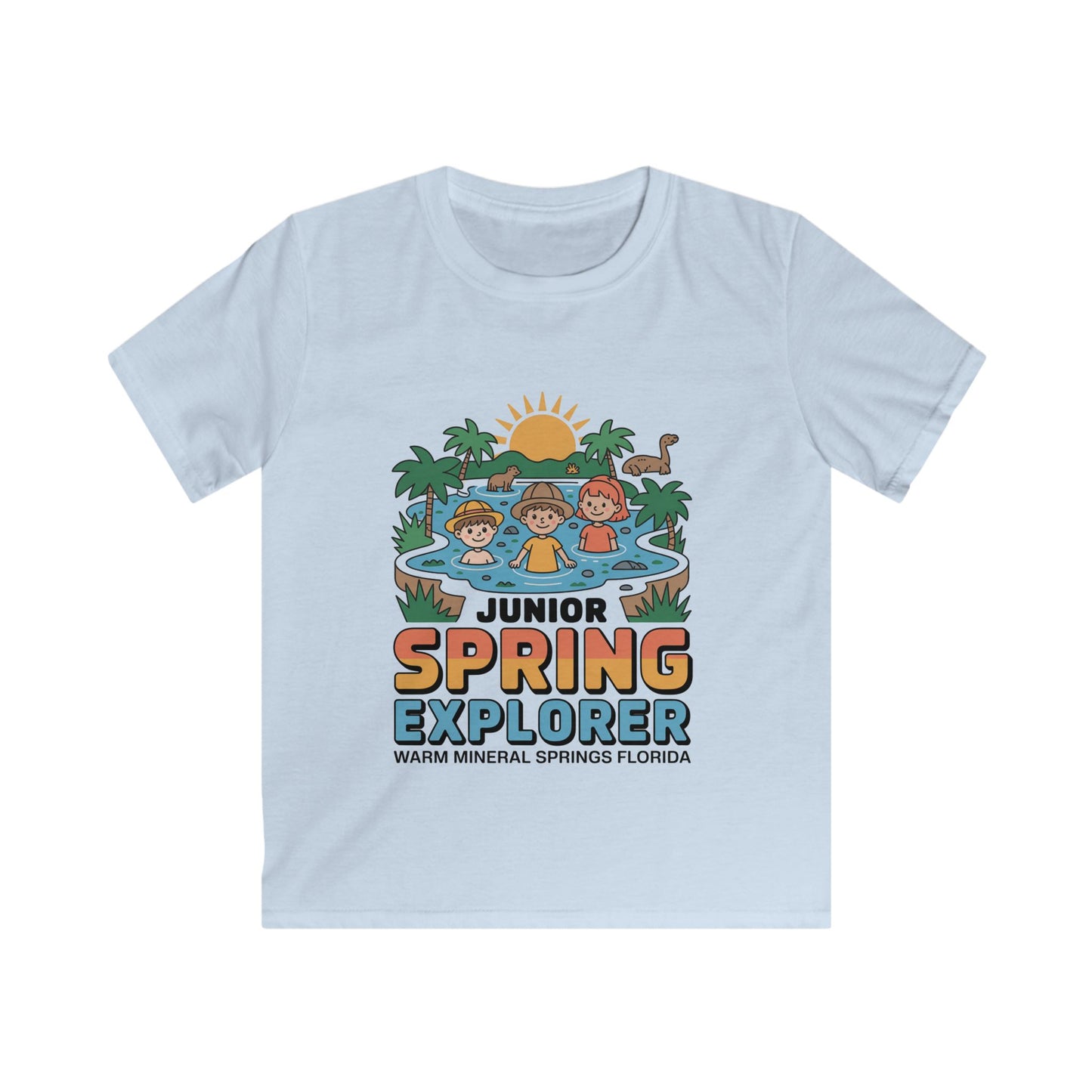 Warm Mineral Springs Junior Spring Explorer Kids T-Shirt – Florida Adventure Souvenir