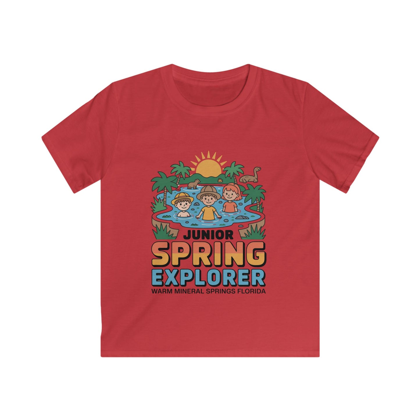 Warm Mineral Springs Junior Spring Explorer Kids T-Shirt – Florida Adventure Souvenir