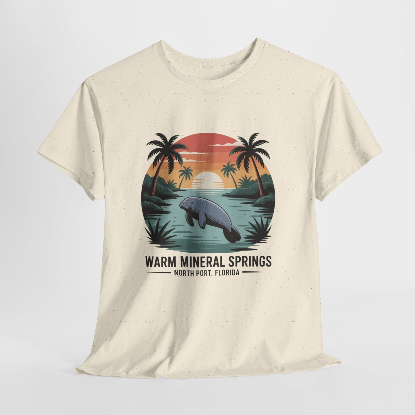 Warm Mineral Springs North Port Florida Manatee T-Shirt