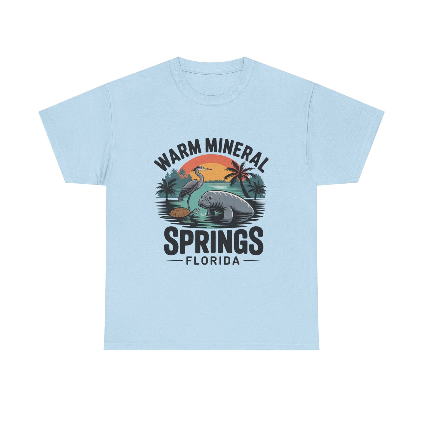 Warm Mineral Springs Florida Wildlife Sunset T-Shirt