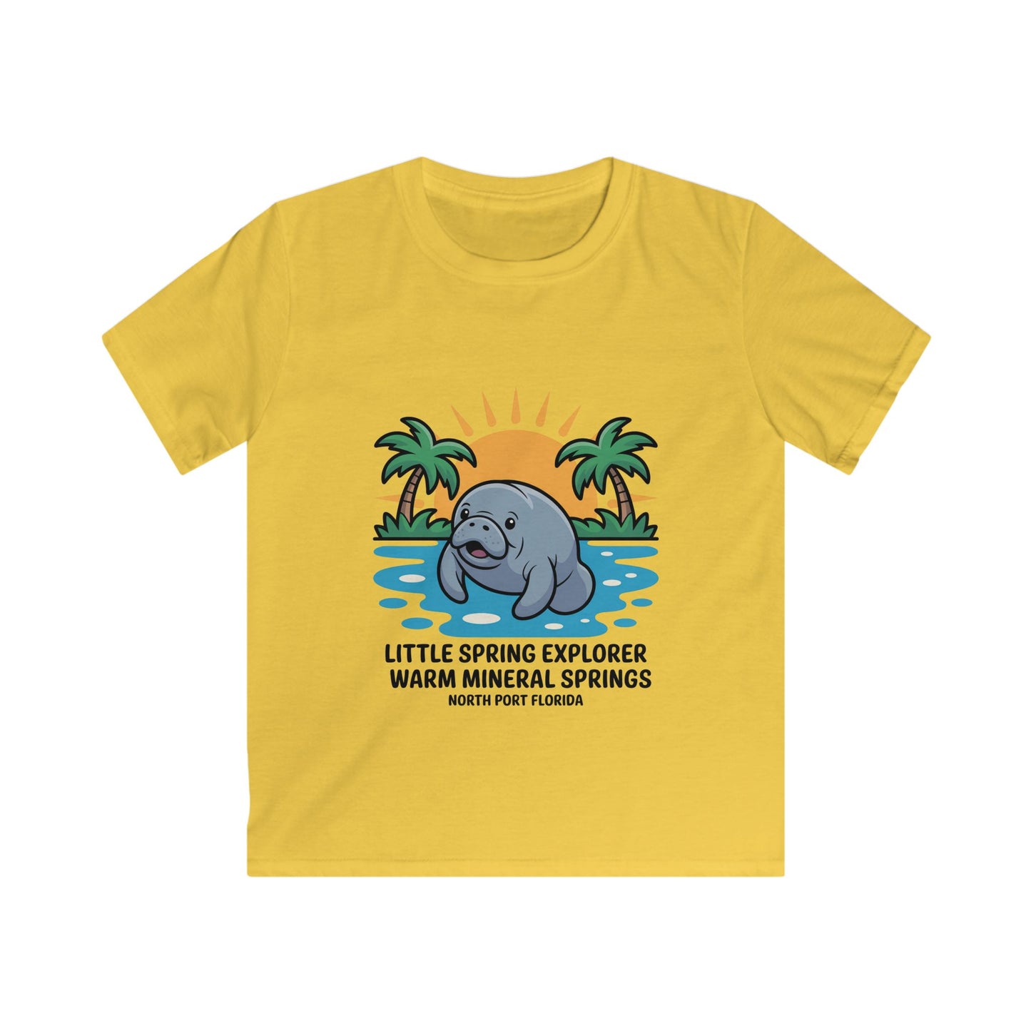 Little Spring Explorer Warm Mineral Springs Kids T-Shirt