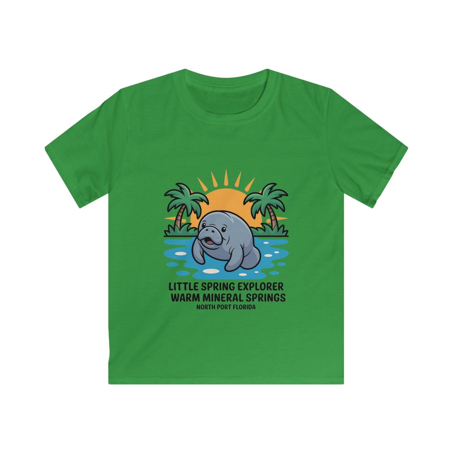 Little Spring Explorer Warm Mineral Springs Kids T-Shirt