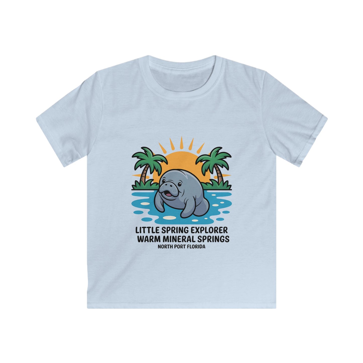 Little Spring Explorer Warm Mineral Springs Kids T-Shirt
