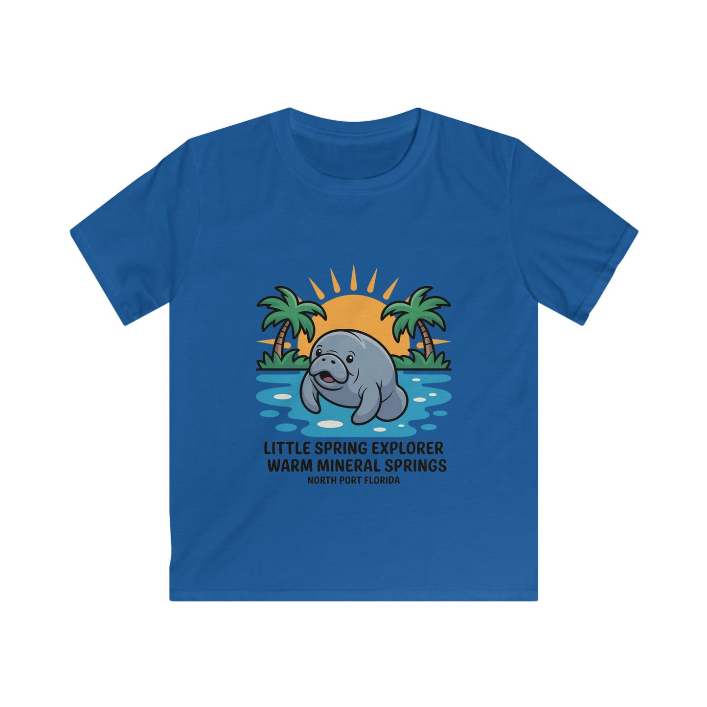 Little Spring Explorer Warm Mineral Springs Kids T-Shirt